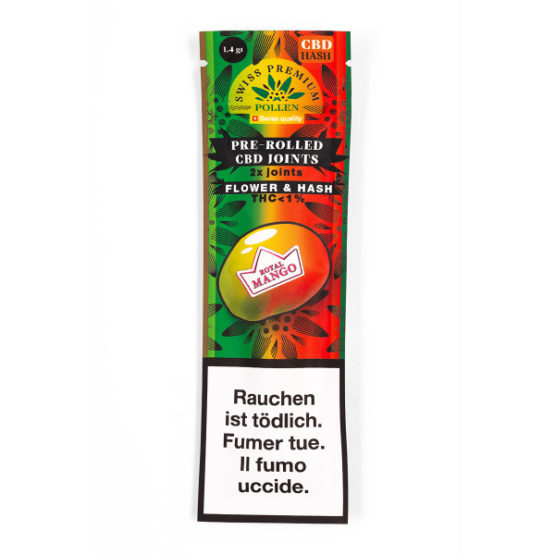 ‌Swiss Premium Pollen 2x Joint Mango Haze Flower & Hash