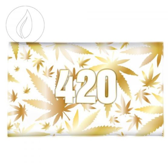 Glastray 420 Gold Leafes