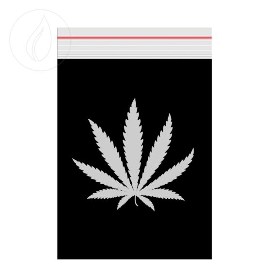 Grip Black Logo Transparent 100pcs 60x80