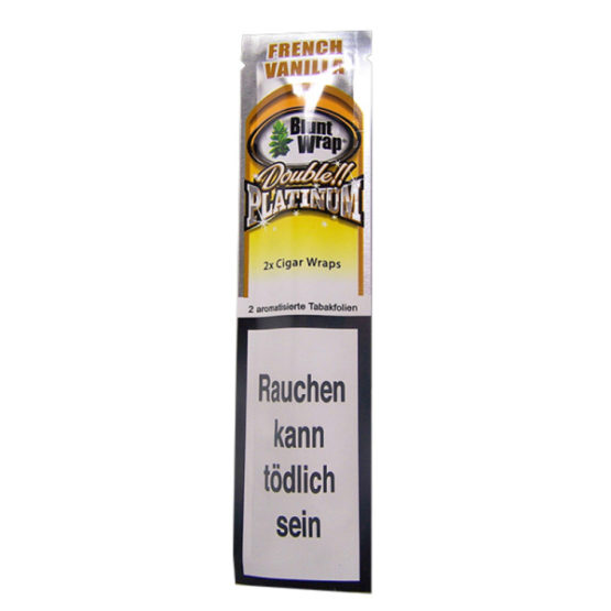 Blunt Wrap Double Platinum French Vanilla
