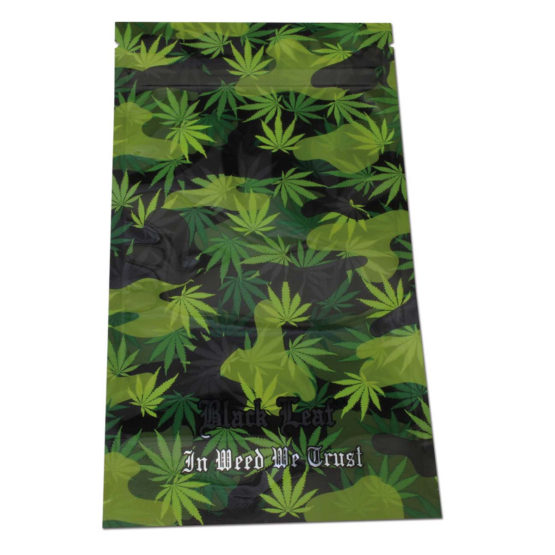 Black Leaf Camouflage Smellproof Bags 192 x 102mm 50 Stk.
