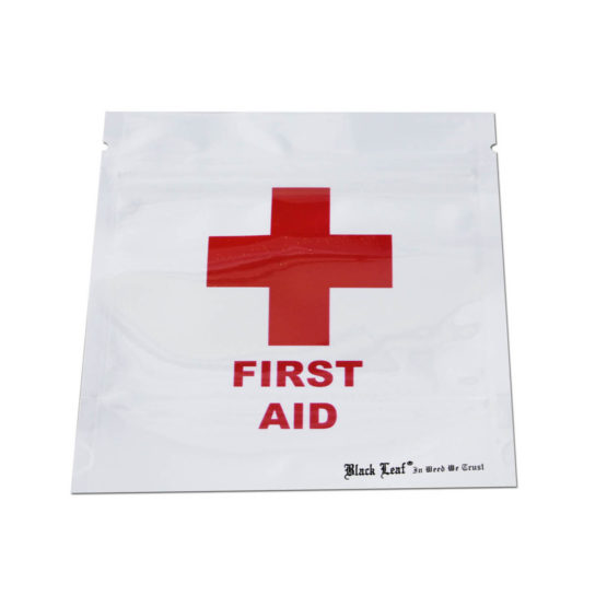 Black Leaf First Aid Smellproof Bags 224 x 190mm 25 Stk.
