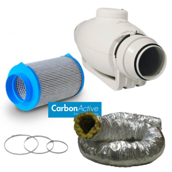 Abluftset S&P Silent 160m3/h 100mm