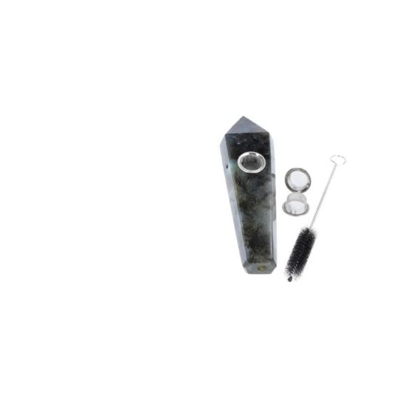 Kristall Pfeife Halbedelstein Labradorit