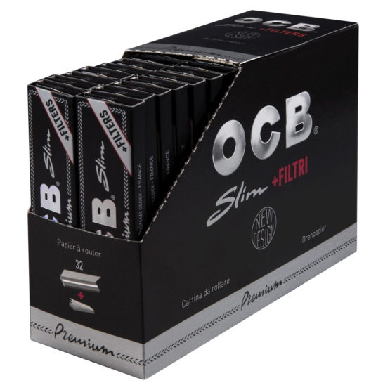 OCB Paper + Tips Premium Slim Box