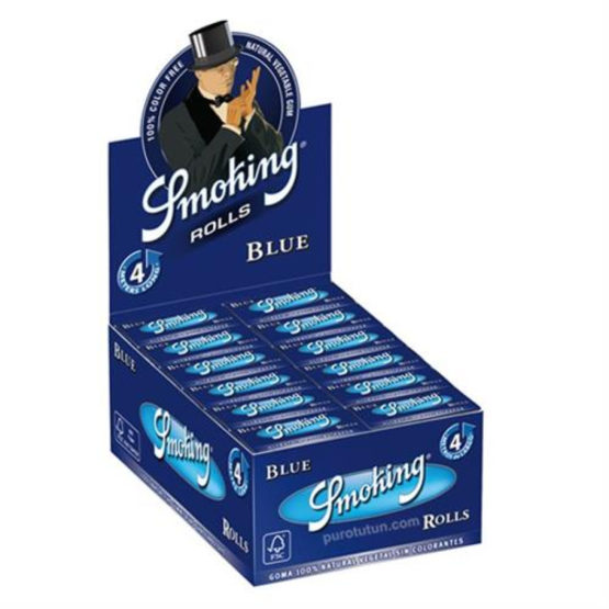 Smoking Blue Rolls Kingsize Box