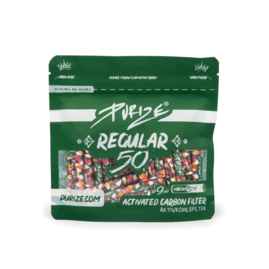 Purize Regular Aktivkohlefilter 50er Pack All Colors