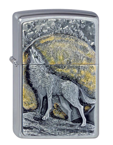 Zippo Wolf at Moonlight