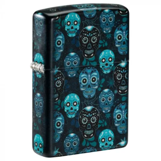 Zippo Totenkopf leuchtend