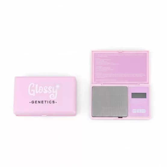 Glossy - Waage - Feinwaage in Pink 500g x 0.01