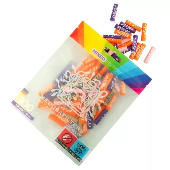 Medusa Aktivkohlefilter 100er Pack MIXED