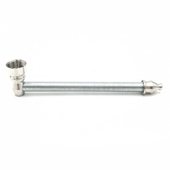 Metall Pfeife geschraubt mit Sieb 14cm