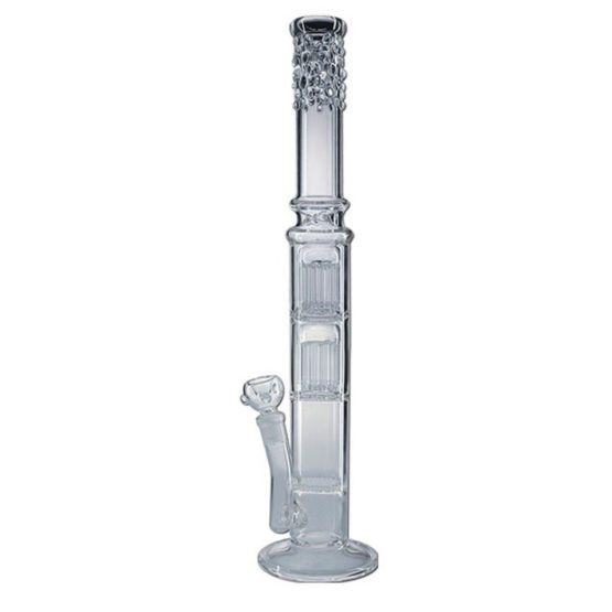 Black Leaf Ice Bong mit Honey Comb 2x10-Arm-Baumperkolator 60cm