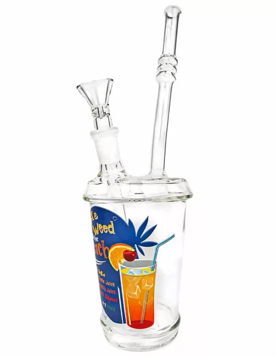 Bong Cocktail Sex & Weed 28cm Black Leaf