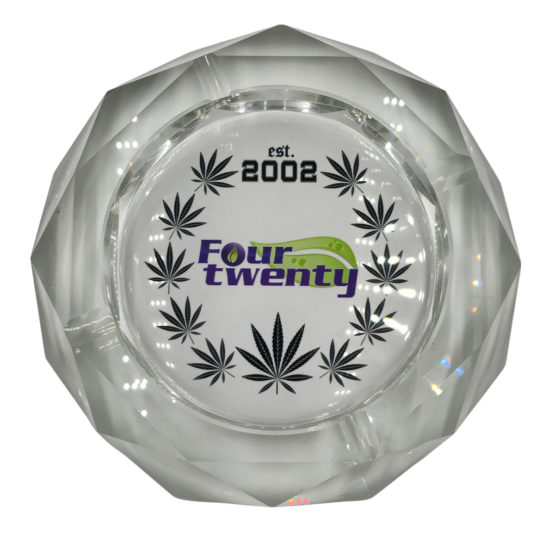 Crystal Ashtray Fourtwenty 2002 Clear 25cm